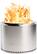 Front. Solo Stove - Bonfire Wood Burning Fire Pit - Silver.