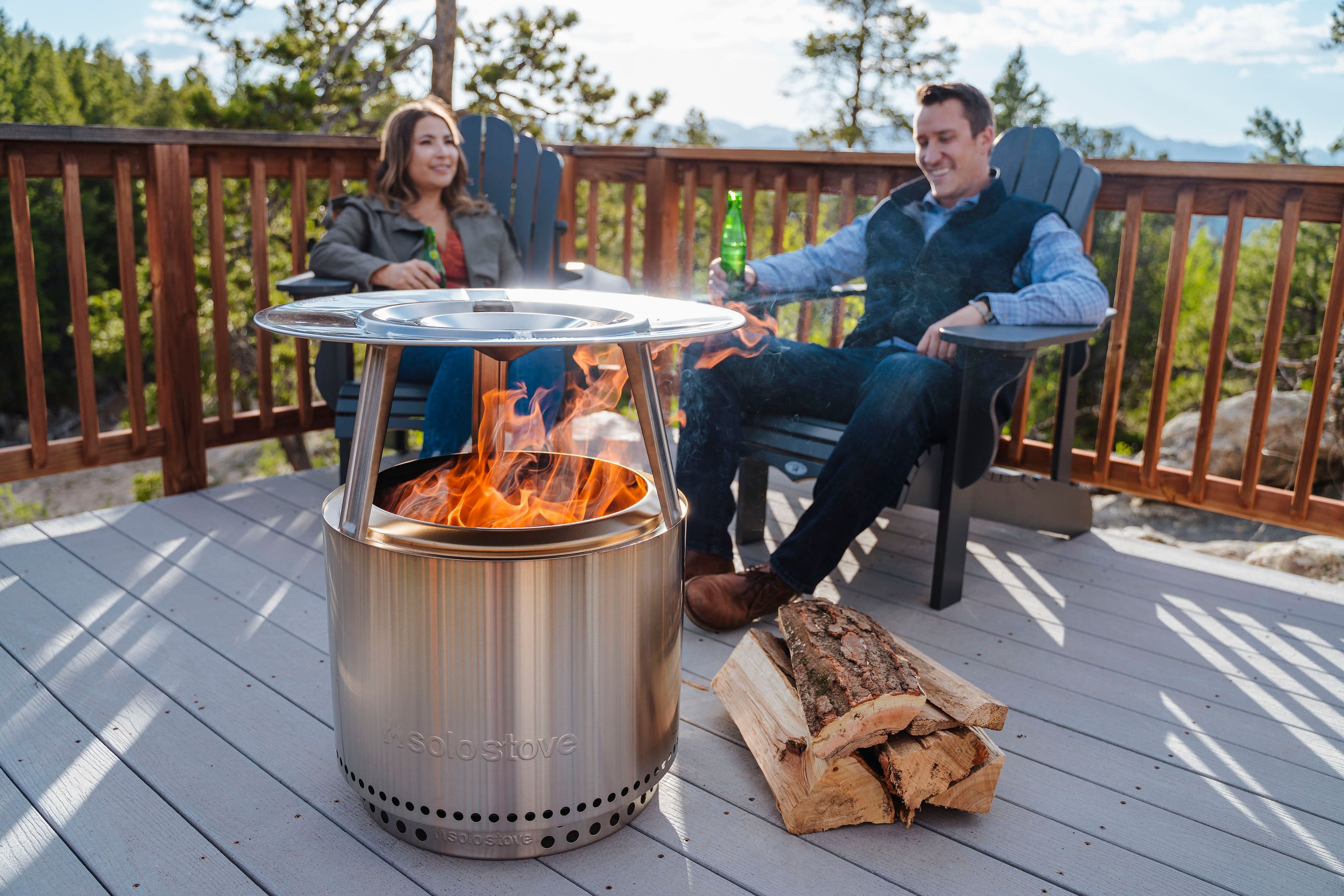 Alt View 14. Solo Stove - Yukon Heat Deflector - Silver.