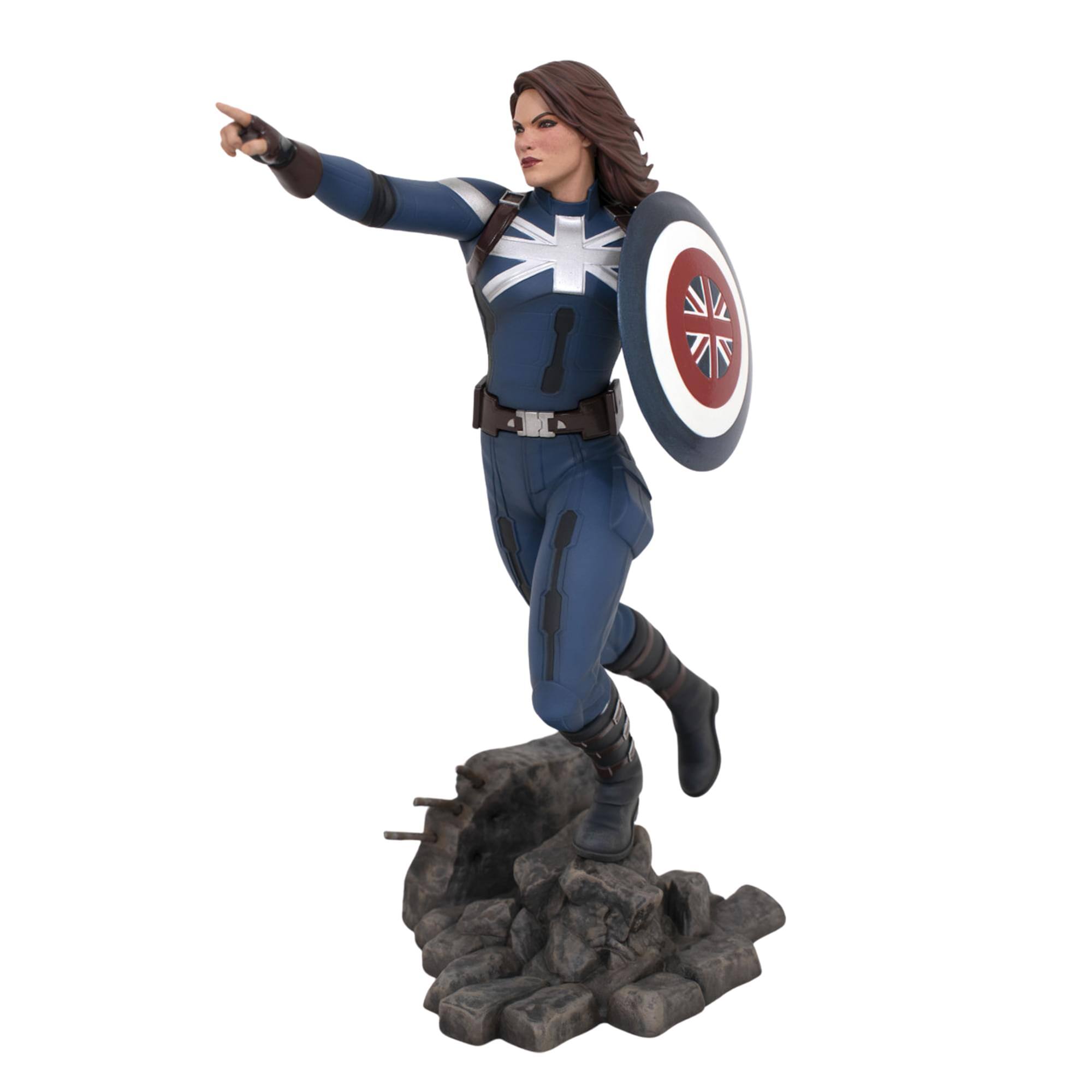 Alt View 1. Marvel - Marvel Gallery Captain Carter 10 Inch PVC Statue - Multi-Color.