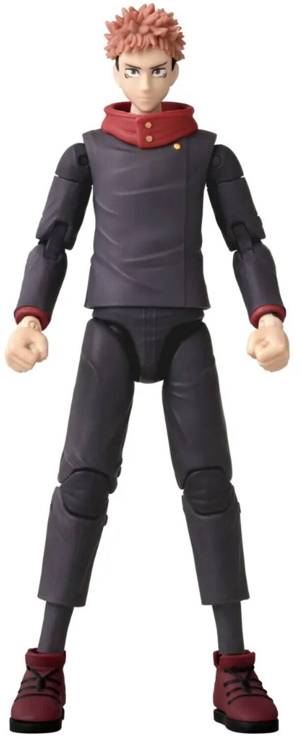 Alt View 3. Bandai - ANIME HEROES - Jujutsu Kaisen - Itadori Yuji Action Figure - Multicolor.