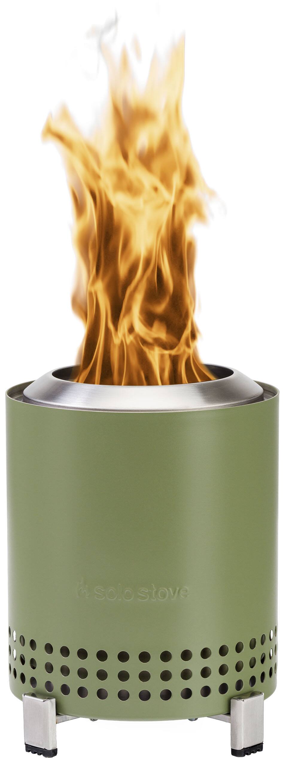 A solo stove is a portable, compact, and efficient device that uses a small amount of fuel to generate heat. It is designed for outdoor use and can be used for cooking, heating, or even as a source of light. The stove typically features a small burner or flame, which is surrounded by a metal casing to contain the heat and protect the user from burns. The flame can be adjusted to control the heat output, making it a versatile and convenient tool for various outdoor activities.