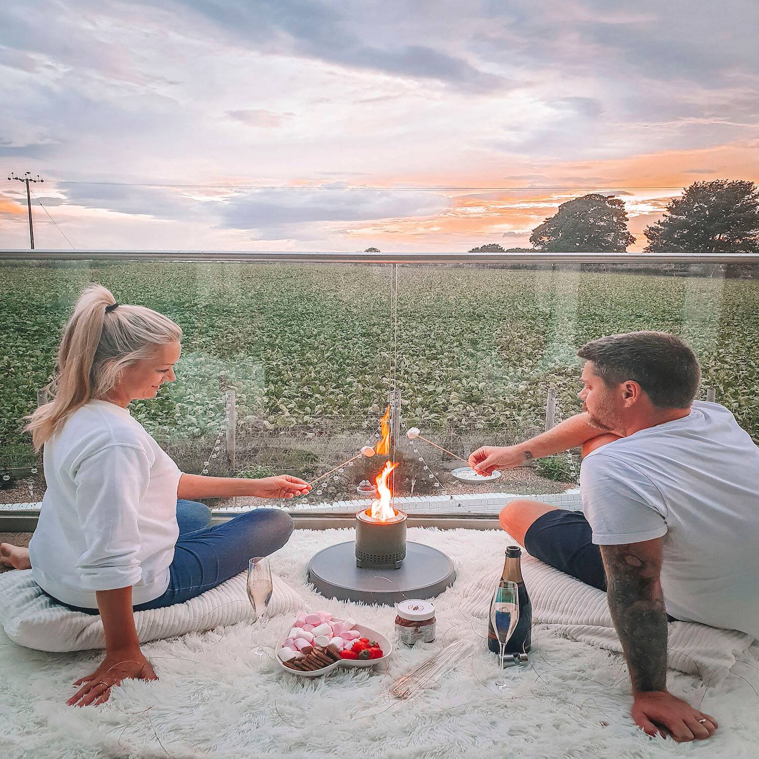 Alt View 11. Solo Stove - Mesa Firepit - Green.