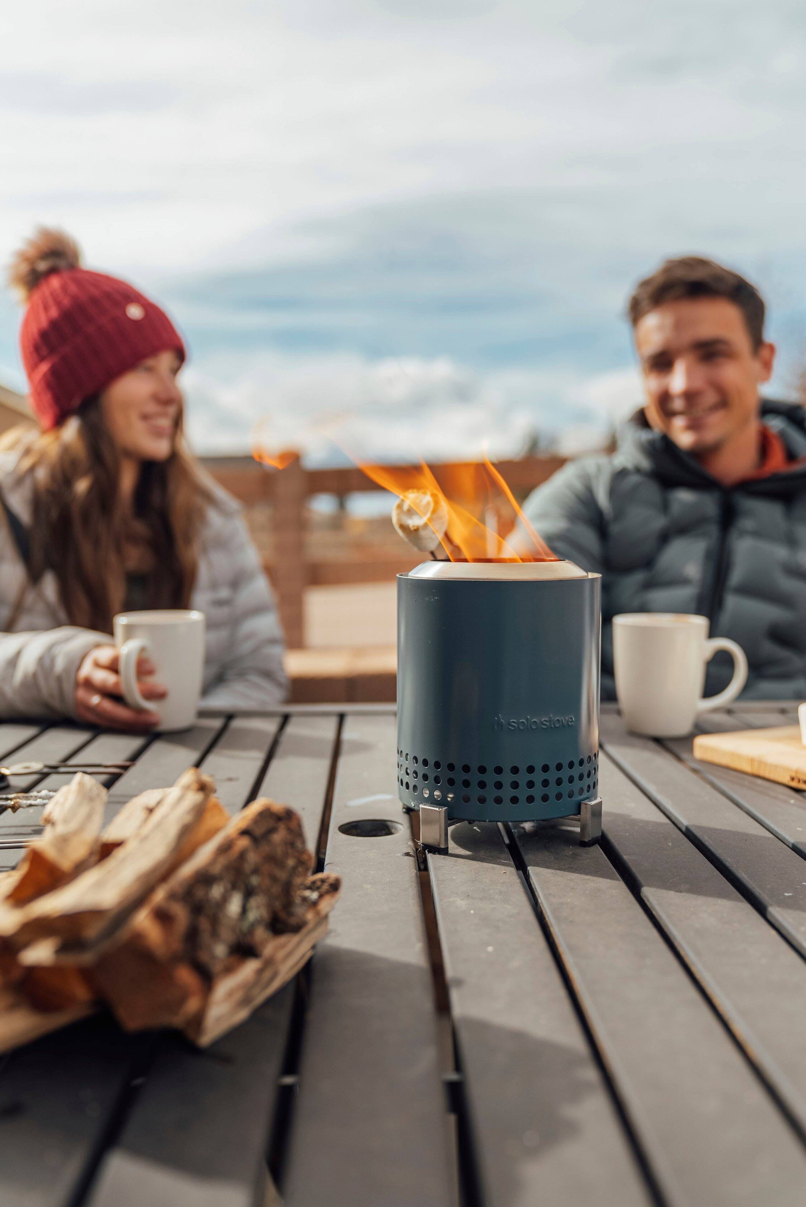 Alt View 13. Solo Stove - Mesa Firepit - Green.