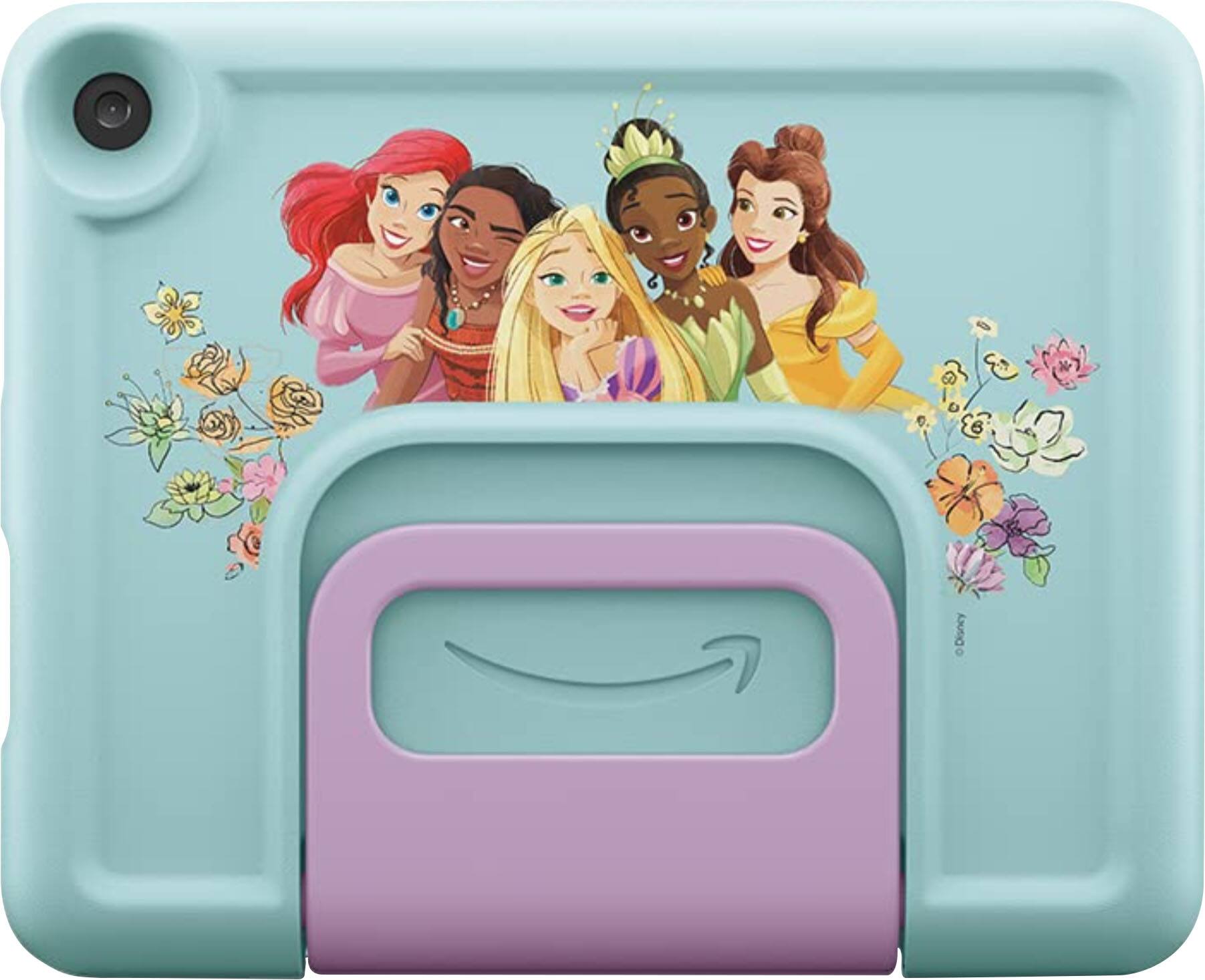 Back. Amazon - Geek Squad Certified Refurbished Fire HD 8 Kids – Ages 3-7 (2022) 8" HD Tablet 32 GB with Wi-Fi - Disney Princess.
