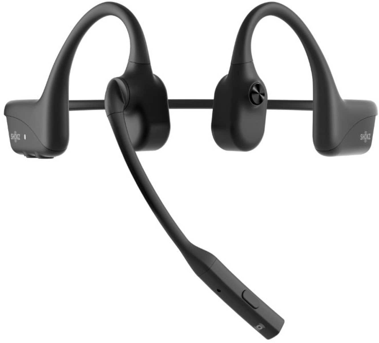 Angle View: Shokz - OpenComm 2  Bluetooth Bone Conduction Headset - Black