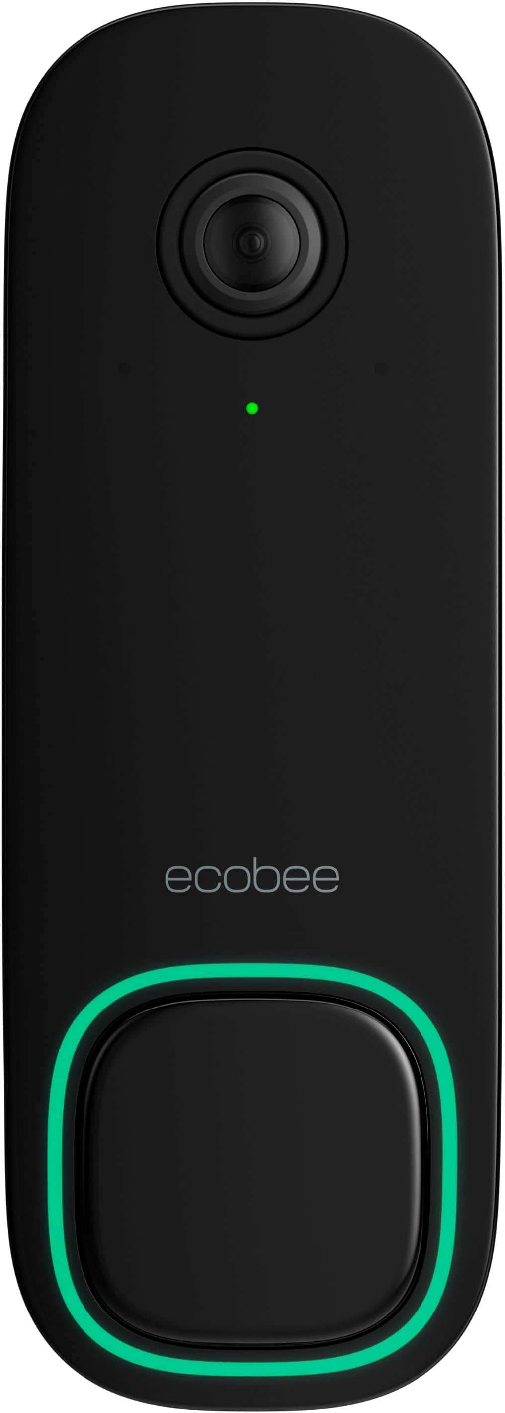 Alt View 24. ecobee - Smart Video Doorbell - Wired with Advanced Person and Package Detection - Black.