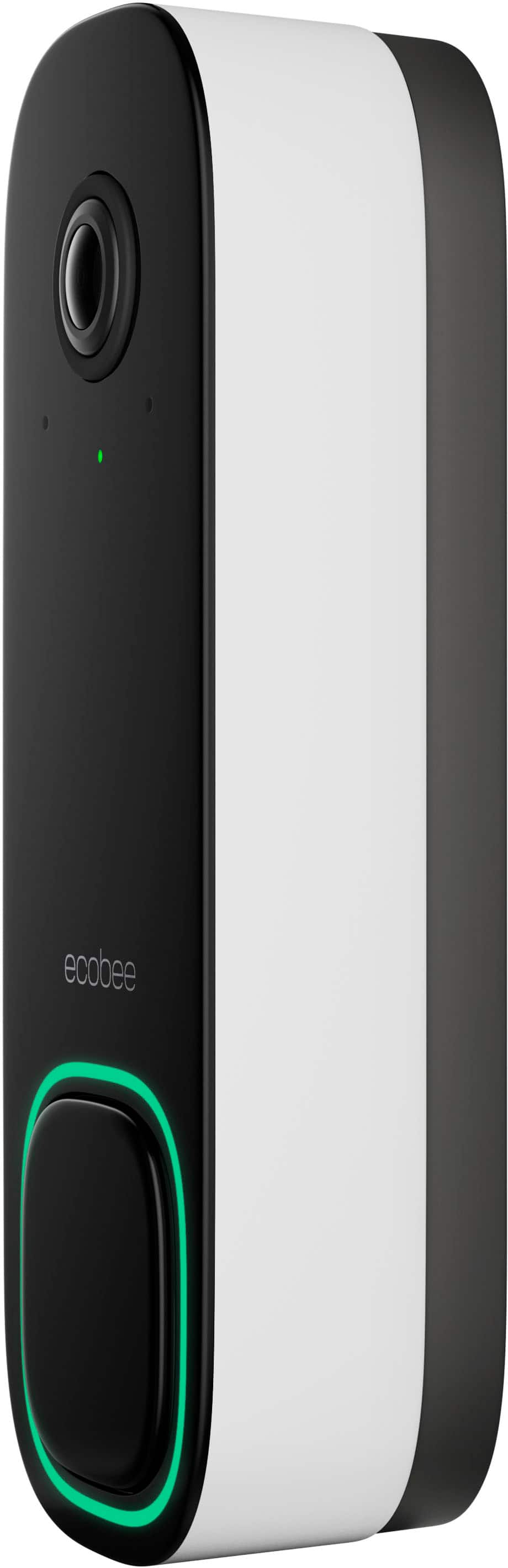 Alt View 23. ecobee - Smart Video Doorbell - Wired with Advanced Person and Package Detection - Black.