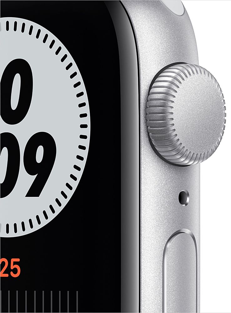 【本物保証新品】APPLE WATCH SE Nike GPSシルバー40mm B最大容量99% Apple Watch本体