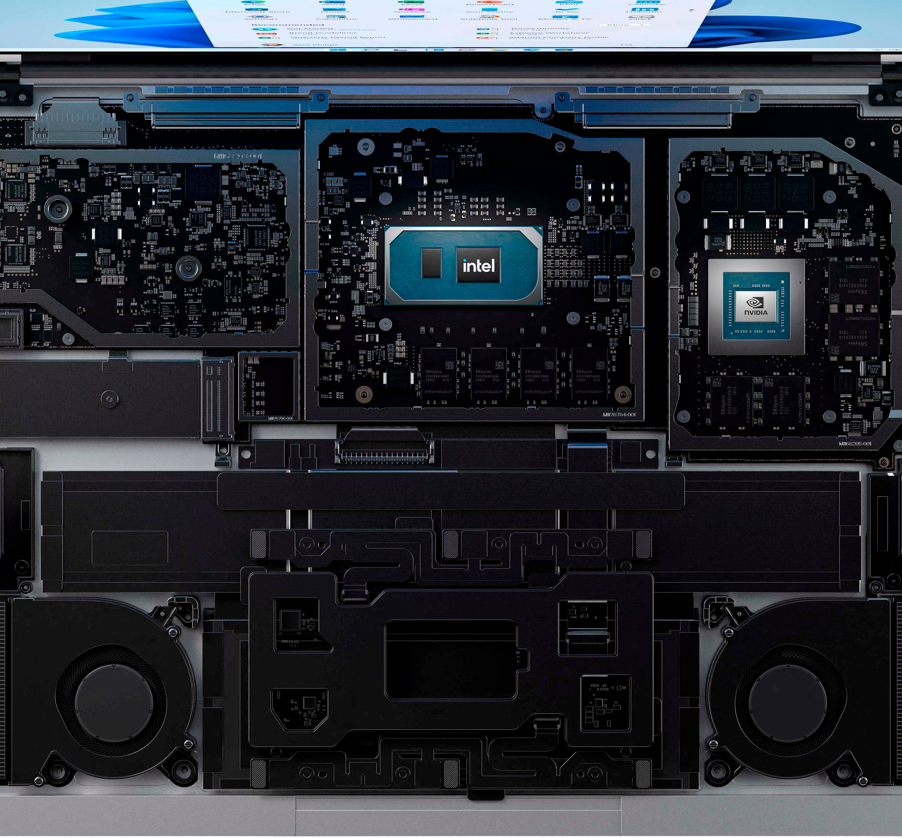 Alt View 18. Microsoft - GSRF Surface Laptop Studio – 14.4” Touch Screen – Intel Core i7 -32GB Memory – NVIDIA GeForce RTX 3050 Ti - 2TB SSD - Platinum.