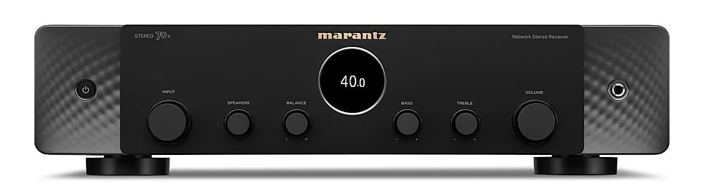 Marantz - STEREO 70s 75W 2.0-Ch. Stereo AV Receiver - Black - Front_Zoom