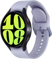 Samsung - BESPOKE Galaxy Watch6 Aluminum Smartwatch 44mm BT with Indigo Sport Band (M/L) - Graphite - Front_Zoom