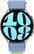Alt View 11. Samsung - BESPOKE Galaxy Watch6 Aluminum Smartwatch 44mm BT with Blue Fabric Band (M/L) - Silver.