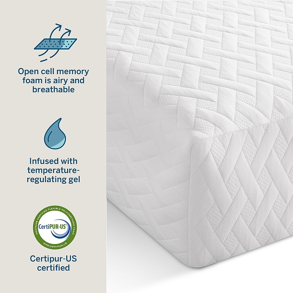 Best Buy: Lucid Comfort Collection 8-inch Firm Gel Memory Foam Mattress ...