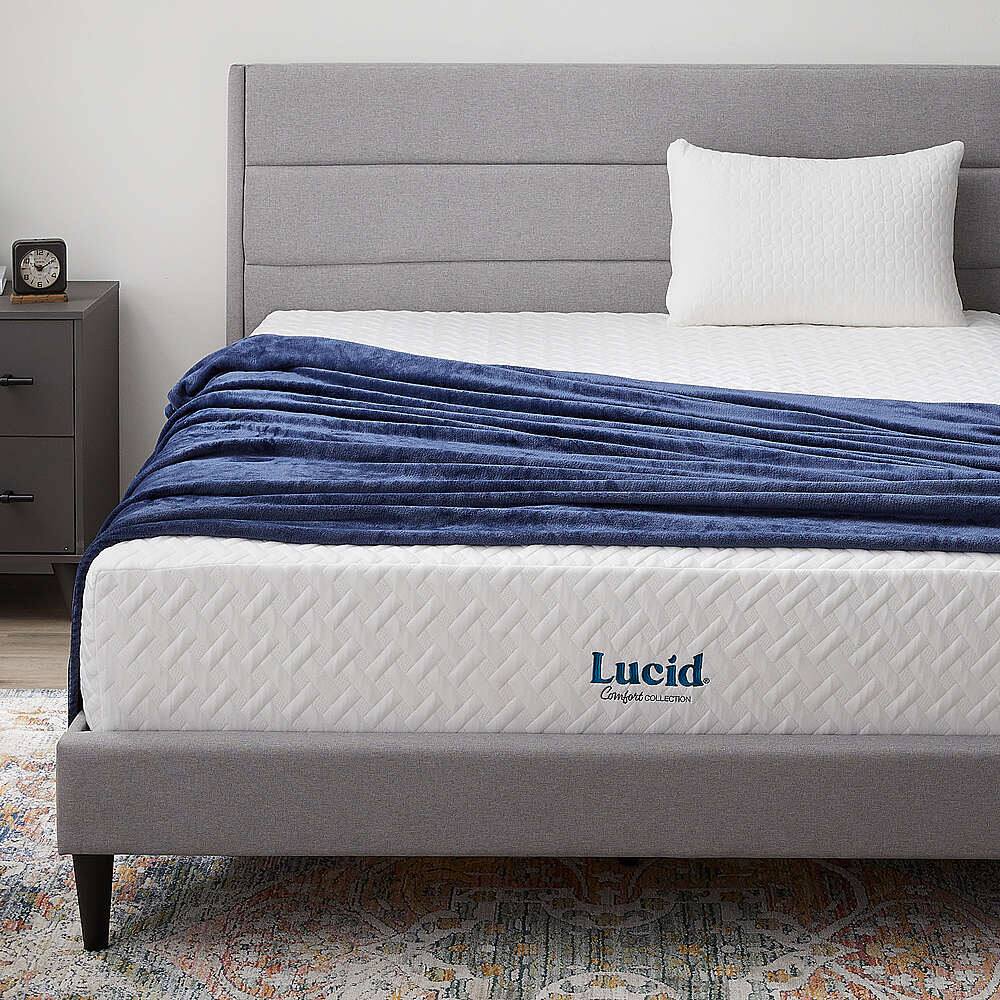 Lucid Comfort Collection 12inch Firm Gel Memory Foam Mattress King