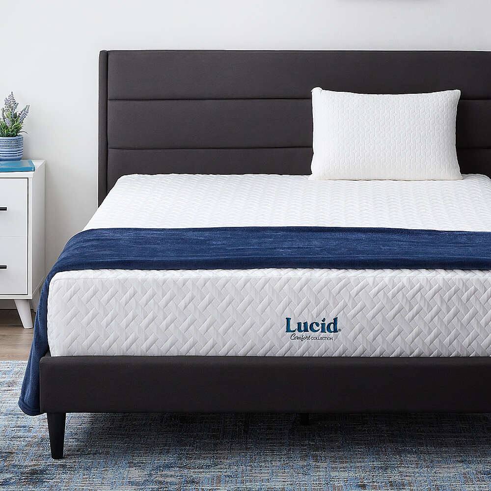 Best Buy: Lucid Comfort Collection 12-inch Medium-plush Gel Memory Foam 