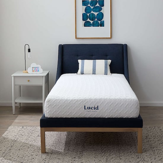 Lucid Comfort Collection 8 inch Plush Gel Memory Foam Mattress