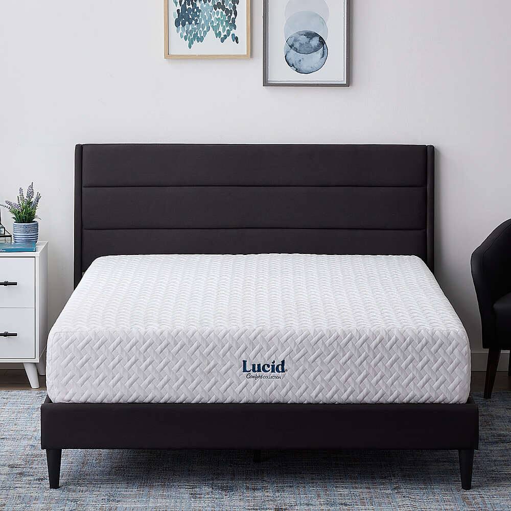 Best Buy Lucid Comfort Collection 12inch Gel Memory Foam Mattress Cal