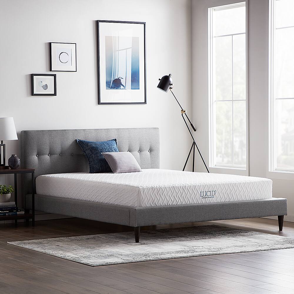 Best Buy Lucid Comfort Collection 8inch Firm Gel Memory Foam Mattress