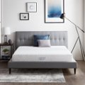 Front. Lucid Comfort Collection - 8-inch Firm Gel Memory Foam Mattress - Full - White.