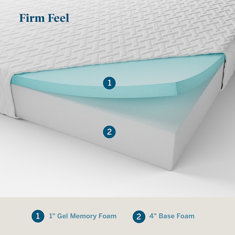 5 Inch Firm Gel Memory Foam Mattress