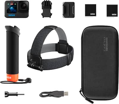 GoPro HERO12 Black Action Camera Bundle Black CHDRB-121-TH/CHDRB GoPro HERO12 Black Action Camera Bundle Black CHDRB-121-TH/CHDRB