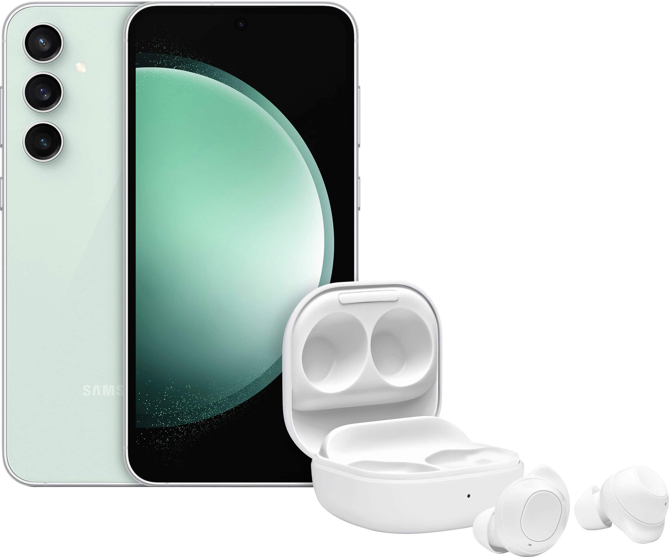 Alt View 20. Samsung - Galaxy S23 FE 128GB (Unlocked) - Mint.