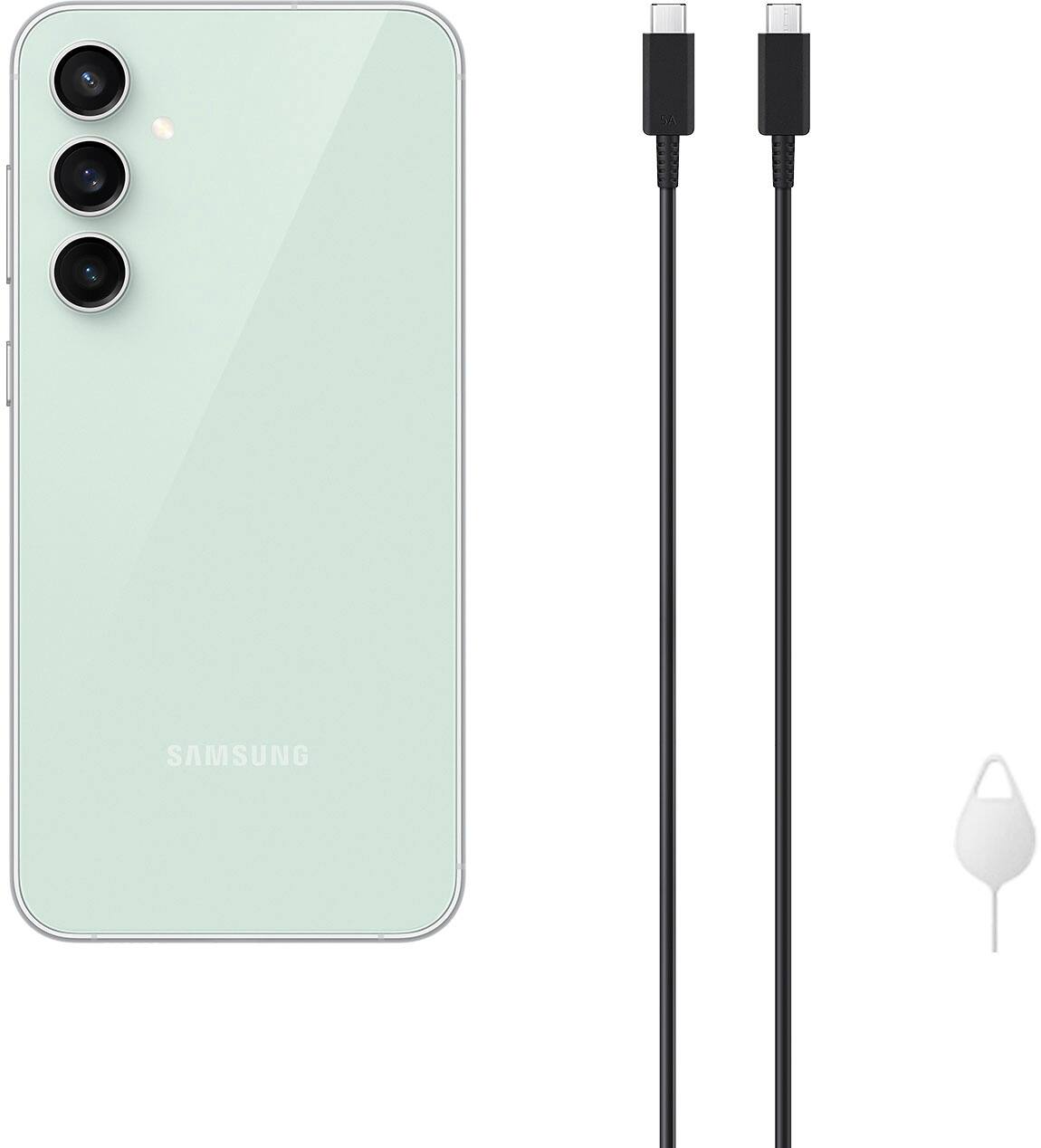 Alt View 22. Samsung - Galaxy S23 FE 128GB (Unlocked) - Mint.