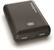 Front. Chargeworx - 10,000mAh Triple USB Power Bank - Black.