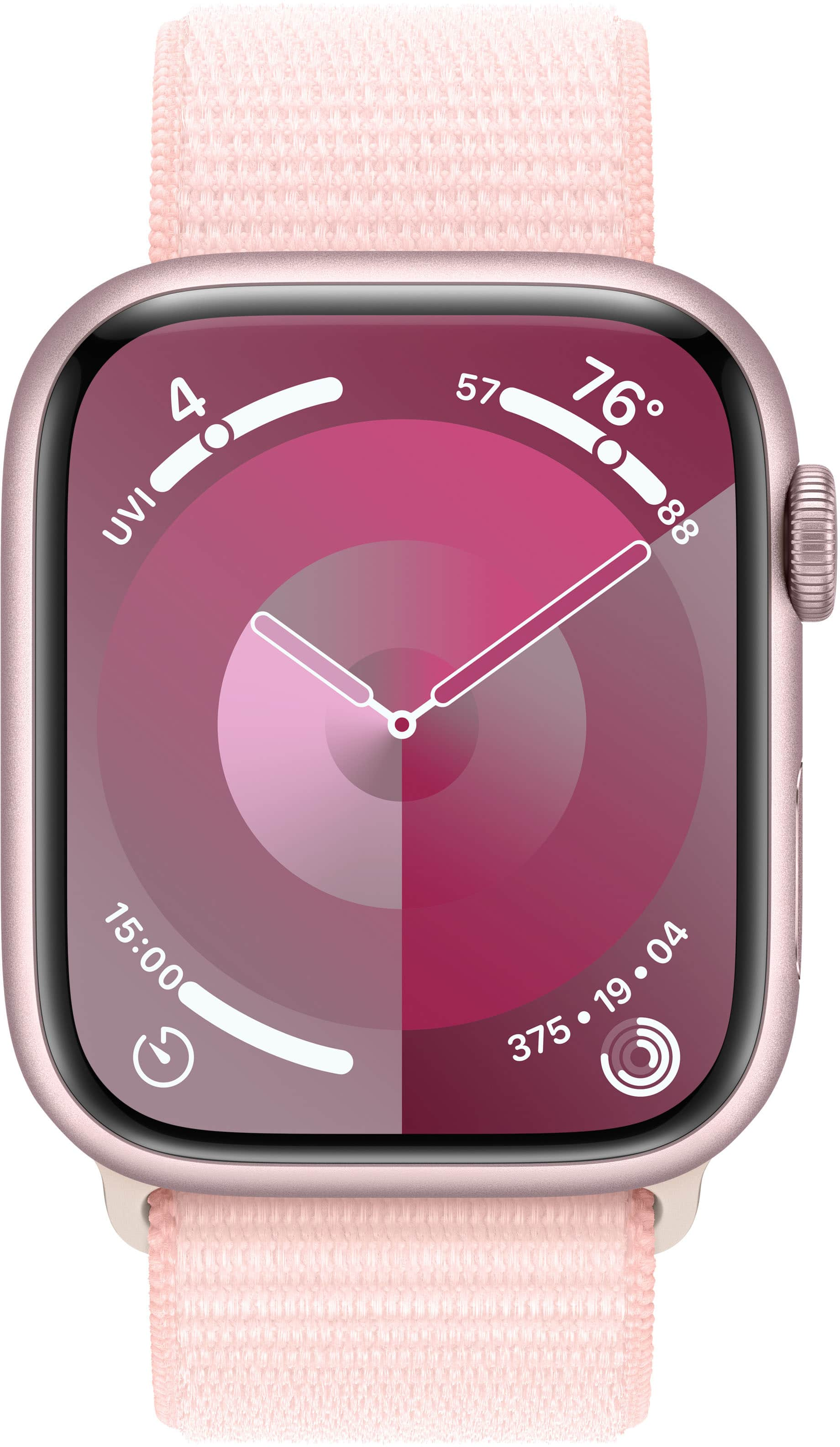 Best Buy Apple Watch Series 9 (GPS + Cellular) 45mm Pink Aluminum Case