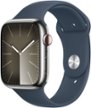 Silver - Stainless steel - Sport Band - Storm Blue