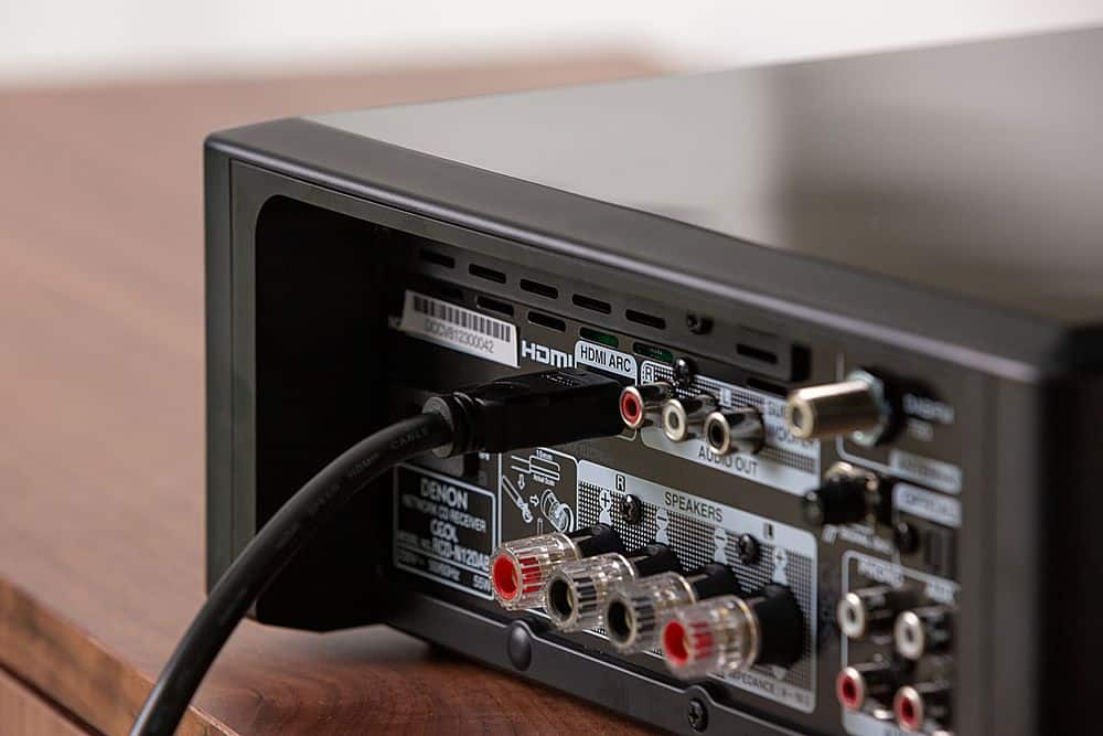 Alt View 14. Denon - CEOL-RCD-N12 65W 2-Ch. Bluetooth Capable with HEOS Stereo Receiver with Alexa - Black.