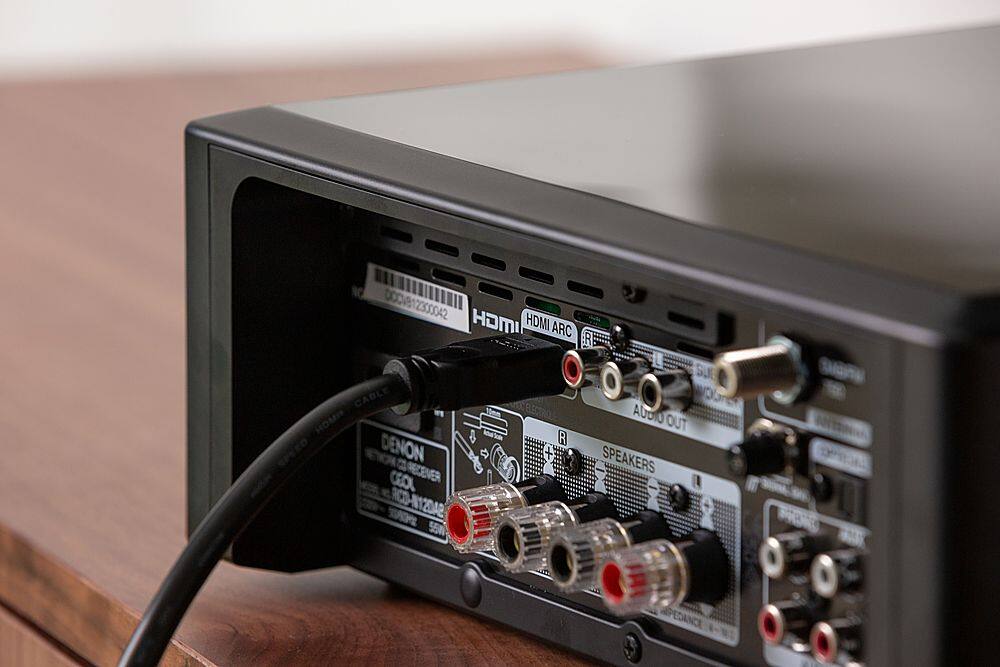 Alt View 14. Denon - CEOL-RCD-N12 65W 2-Ch. Bluetooth Capable with HEOS Stereo Receiver with Alexa - Black.