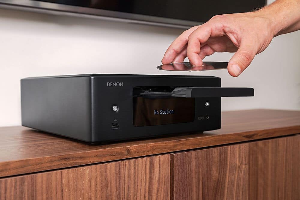 Alt View 13. Denon - CEOL-RCD-N12 65W 2-Ch. Bluetooth Capable with HEOS Stereo Receiver with Alexa - Black.