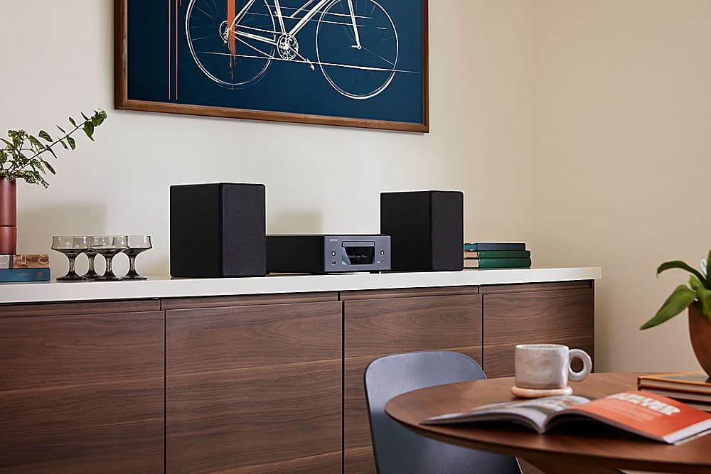 Alt View 16. Denon - CEOL-RCD-N12 65W 2-Ch. Bluetooth Capable with HEOS Stereo Receiver with Alexa - Black.