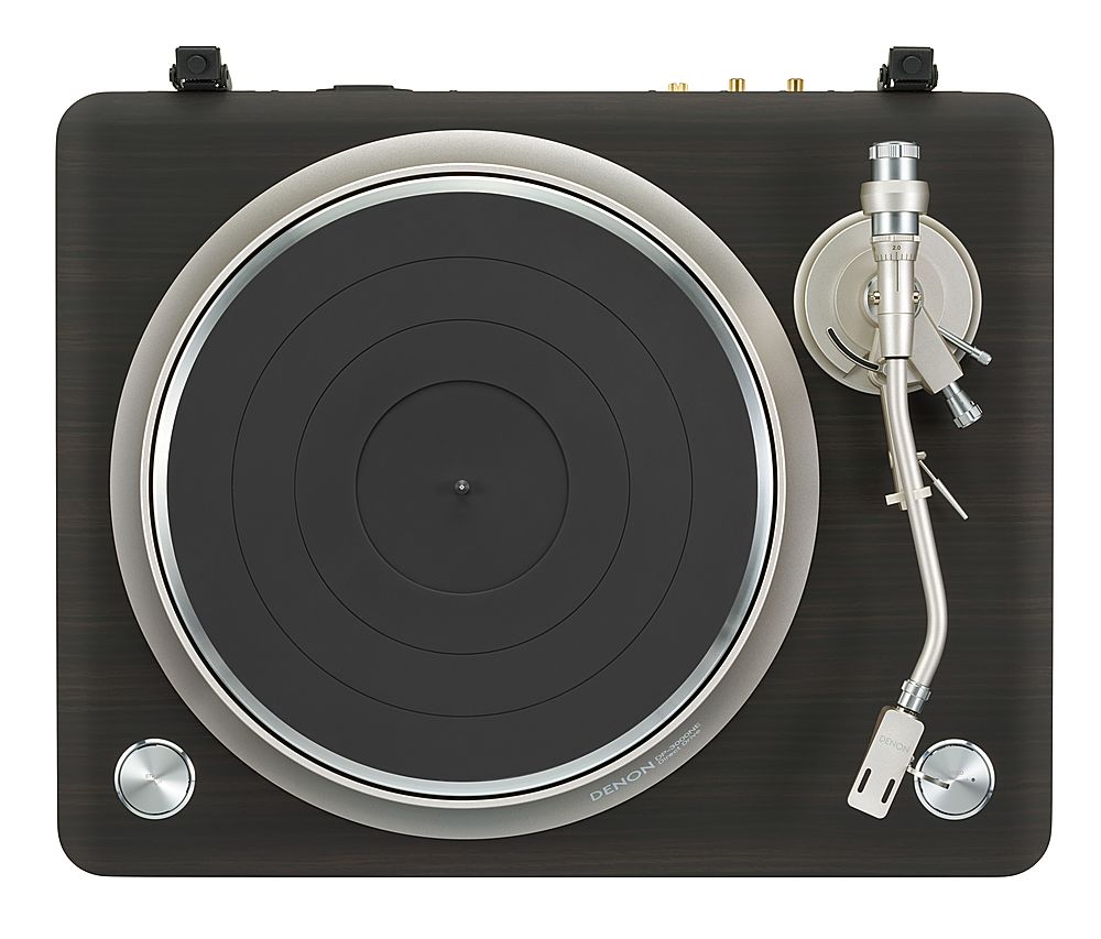 Left View: Denon - DP-3000NE Record Turntable - Black