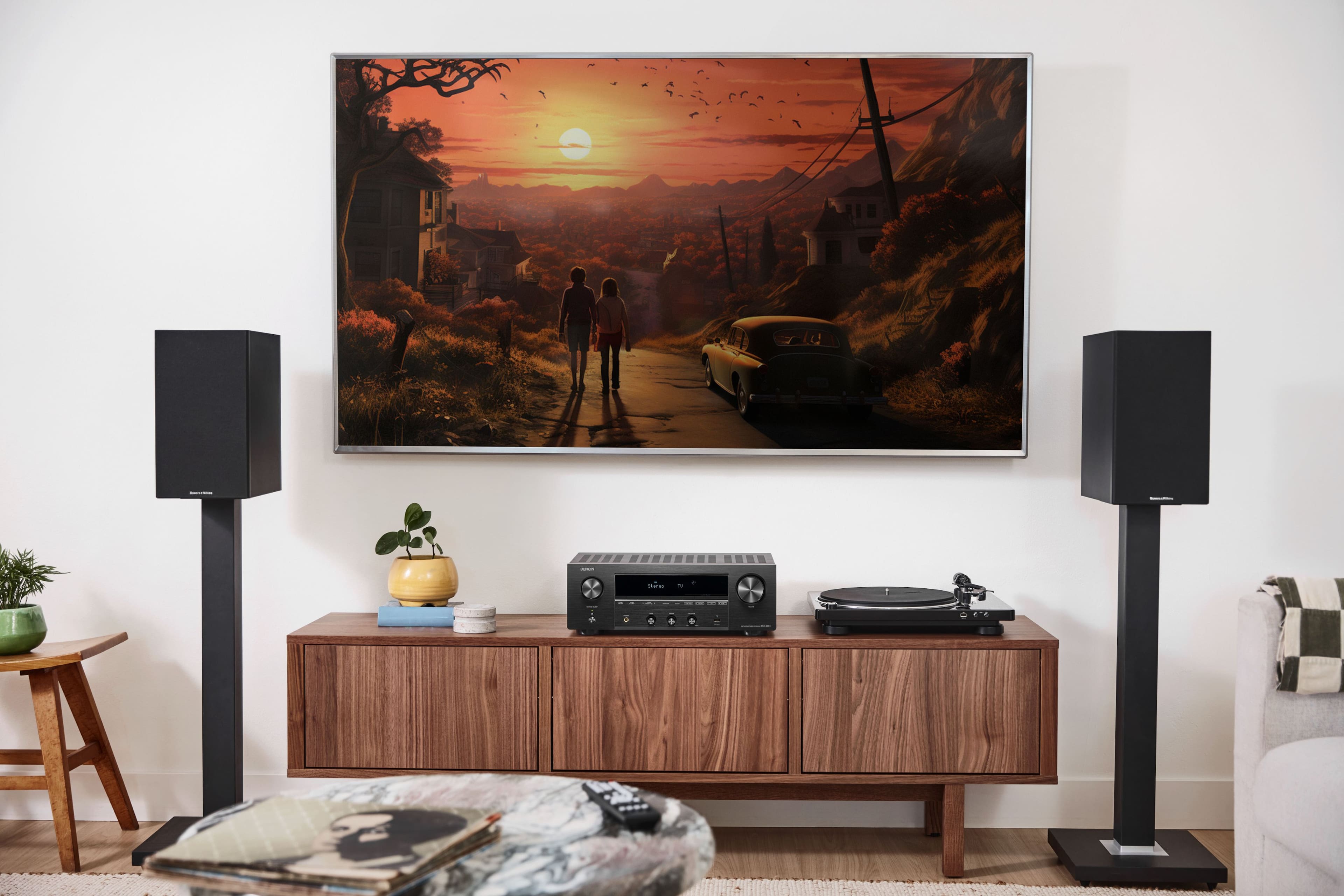 Alt View 13. Denon - DRA-900H 100W 2.2-Ch. Bluetooth Capable with HEOS 8K Ultra HD HDR Compatible Stereo Receiver with Alexa - Black.