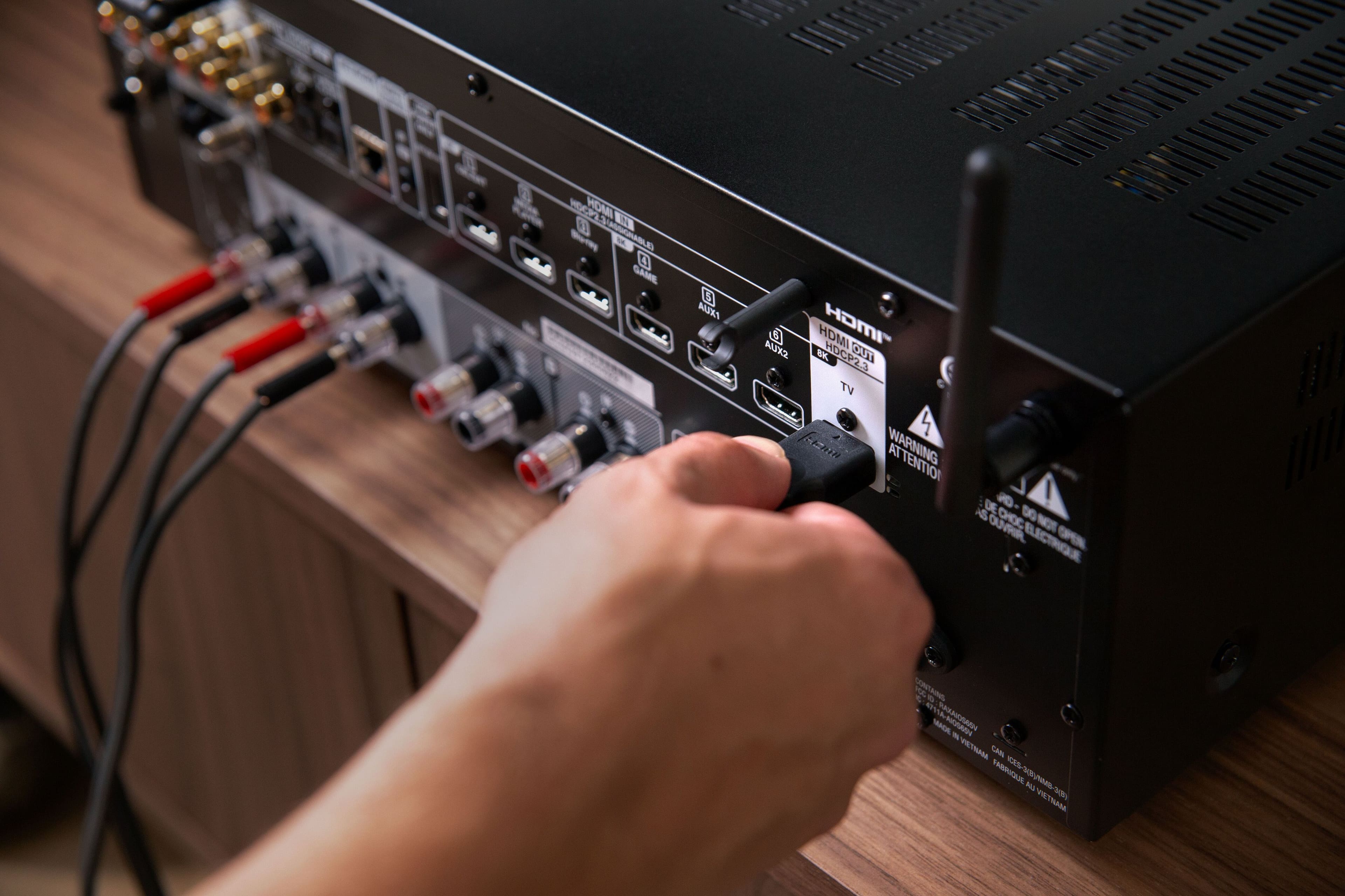 Alt View 15. Denon - DRA-900H 100W 2.2-Ch. Bluetooth Capable with HEOS 8K Ultra HD HDR Compatible Stereo Receiver with Alexa - Black.