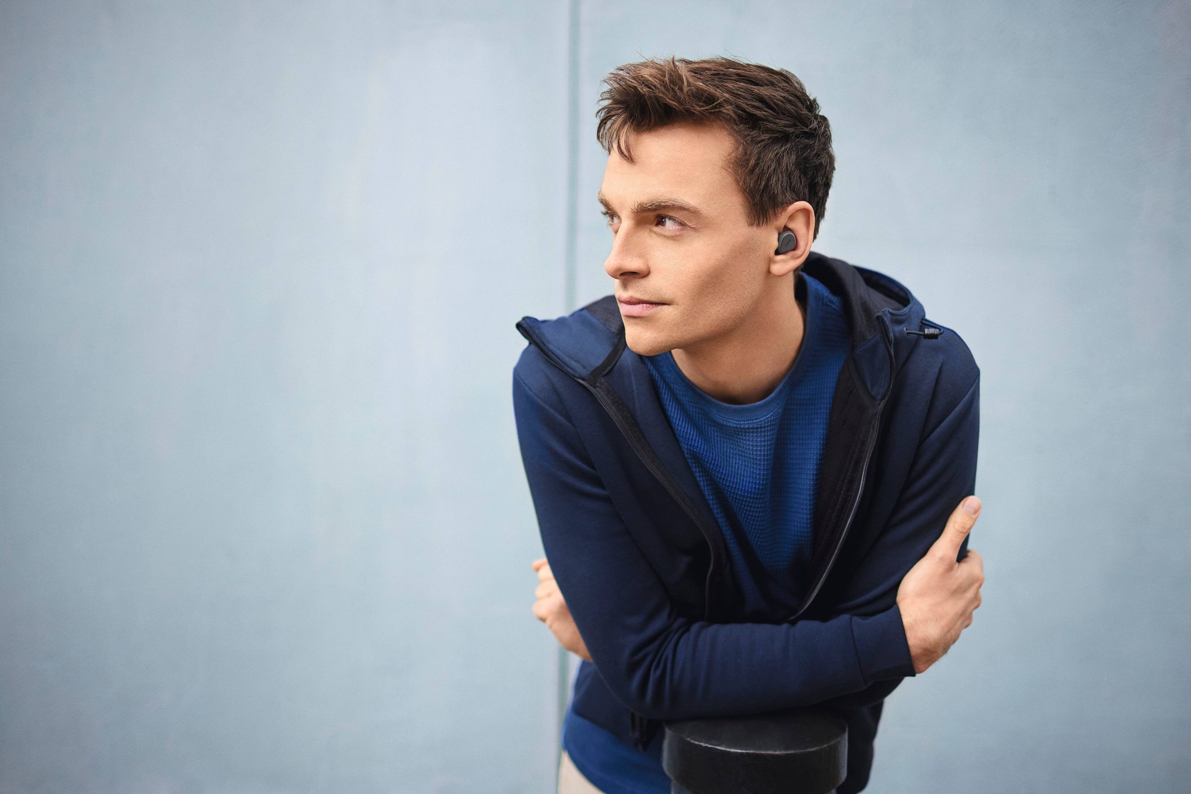 Alt View 11. Jabra - Elite 3 True Wireless In-Ear Headphones - Dark Gray.