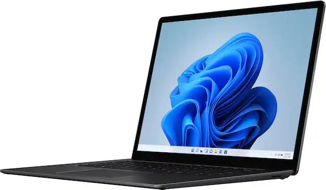 Front. Microsoft - GSRF Surface Laptop 4 - 13.5” Touch-Screen – Intel Core i5 - 16GB Memory - 512GB Solid State Drive - Black Metal.