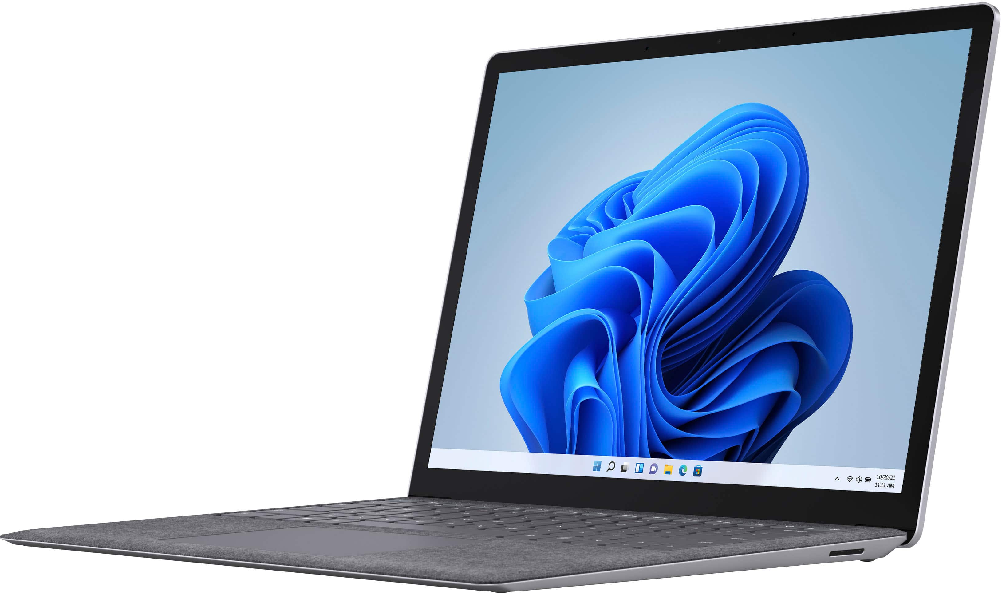 Alt View 14. Microsoft - GSRF Surface Laptop 4 - 13.5” Touch-Screen – AMD Ryzen 5 Surface Edition – 8GB Memory - 128GB SSD (Latest Model) - Platinum.