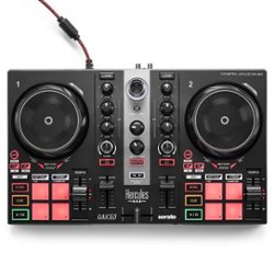 Hercules - DJ Control Inpulse 200 MK2 DJ Mixer - Black - Front_Zoom