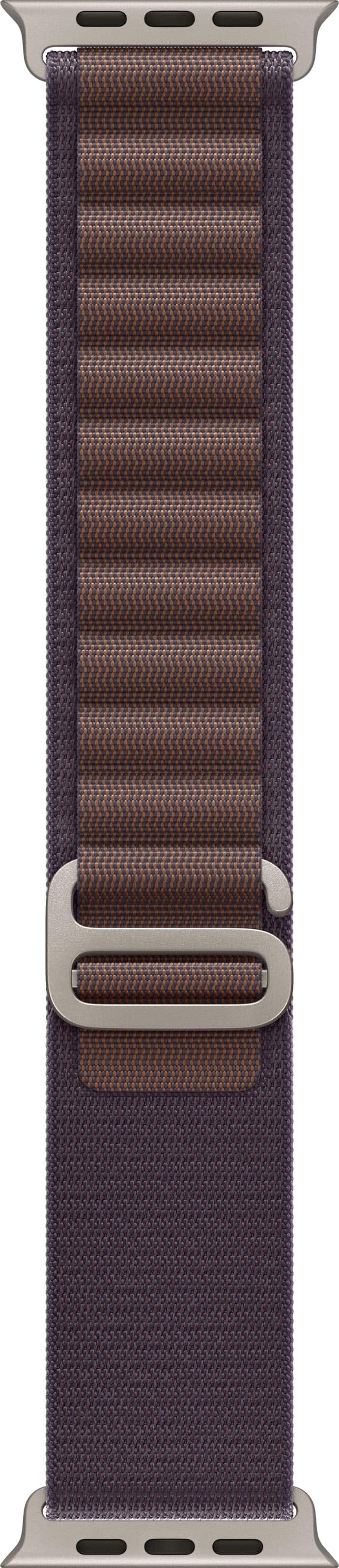 Angle. Apple - 49mm Alpine Loop - Large - Indigo.