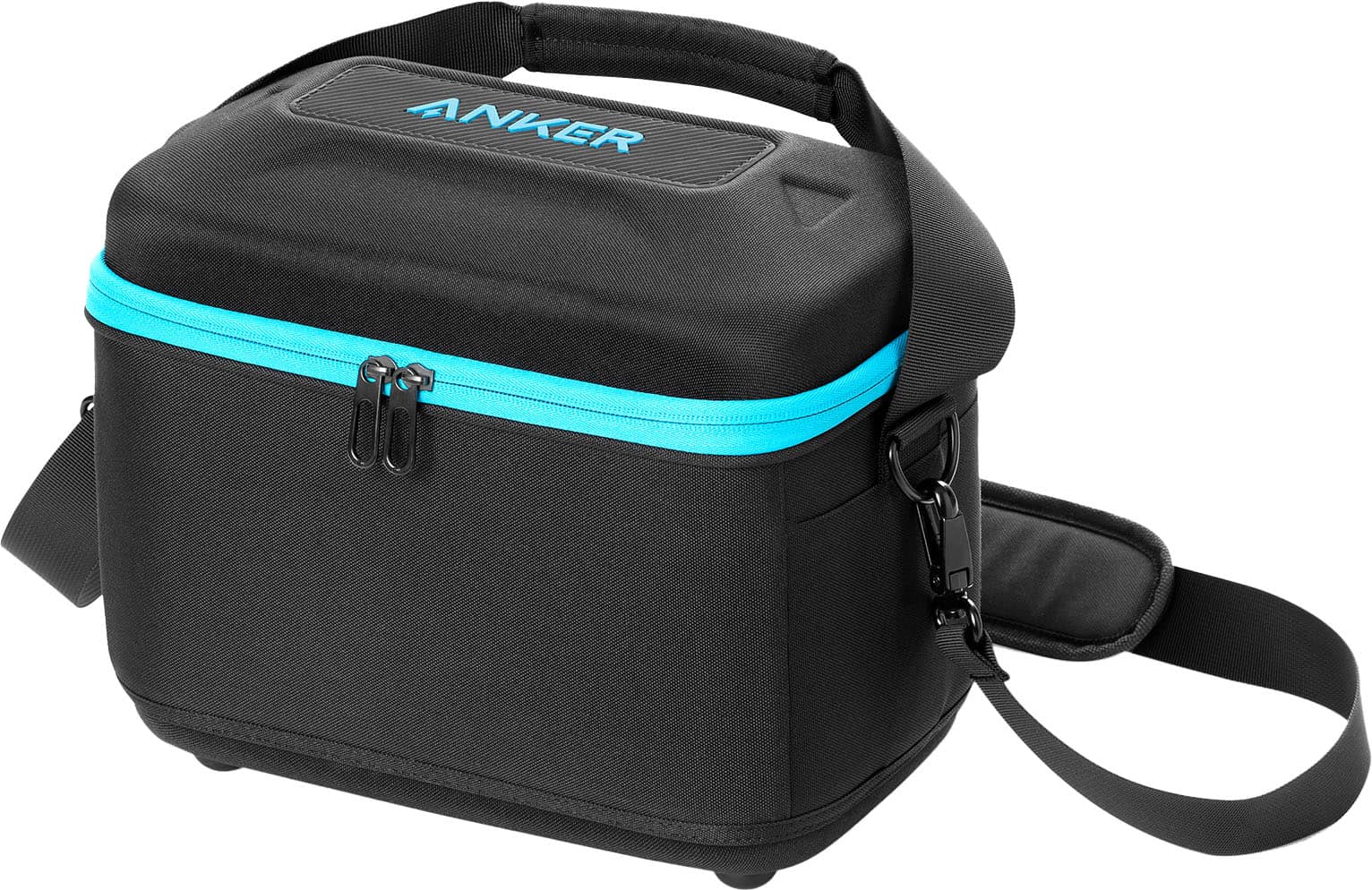 Front. Anker - SOLIX Carrying Case Bag for 522 Portable Power Station - Black.