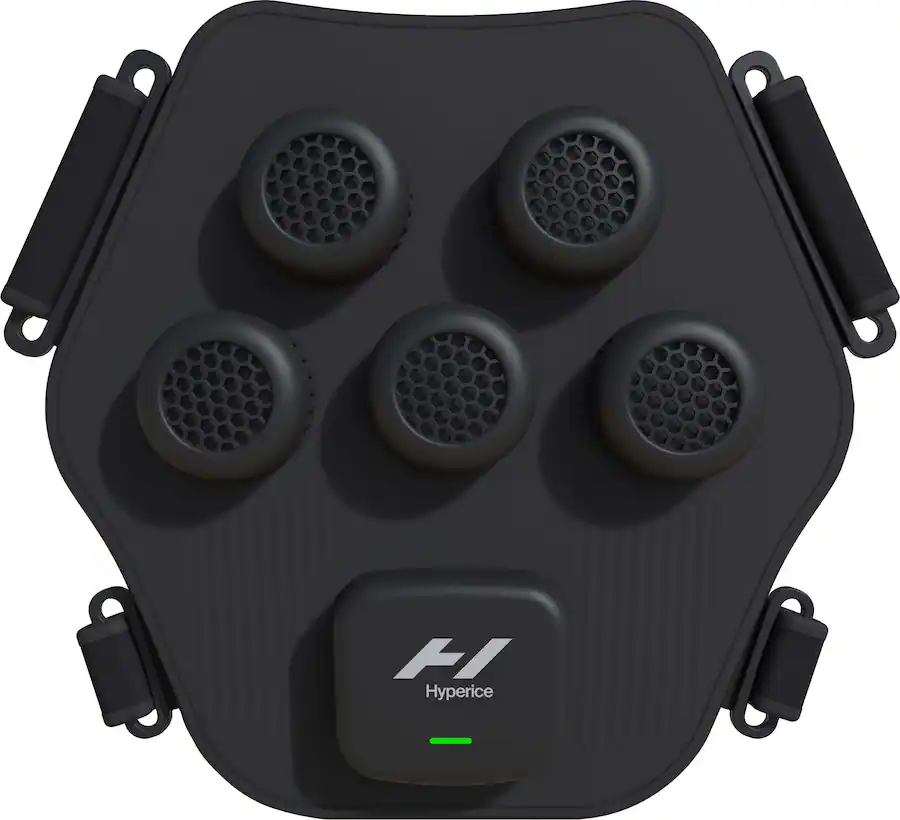 Front. Hyperice - X Shoulder Contrast Therapy Device - Black.