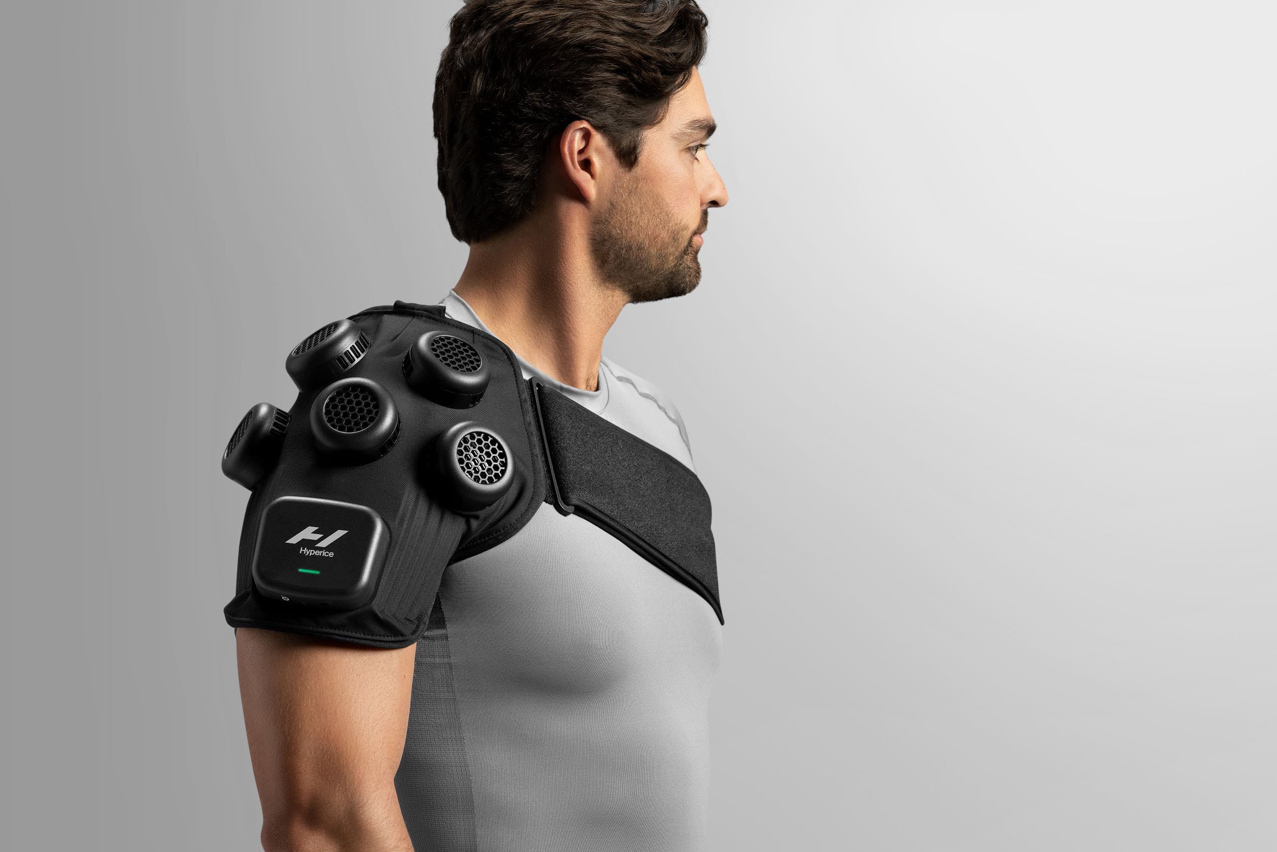 Alt View 11. Hyperice - X Shoulder Contrast Therapy Device - Black.