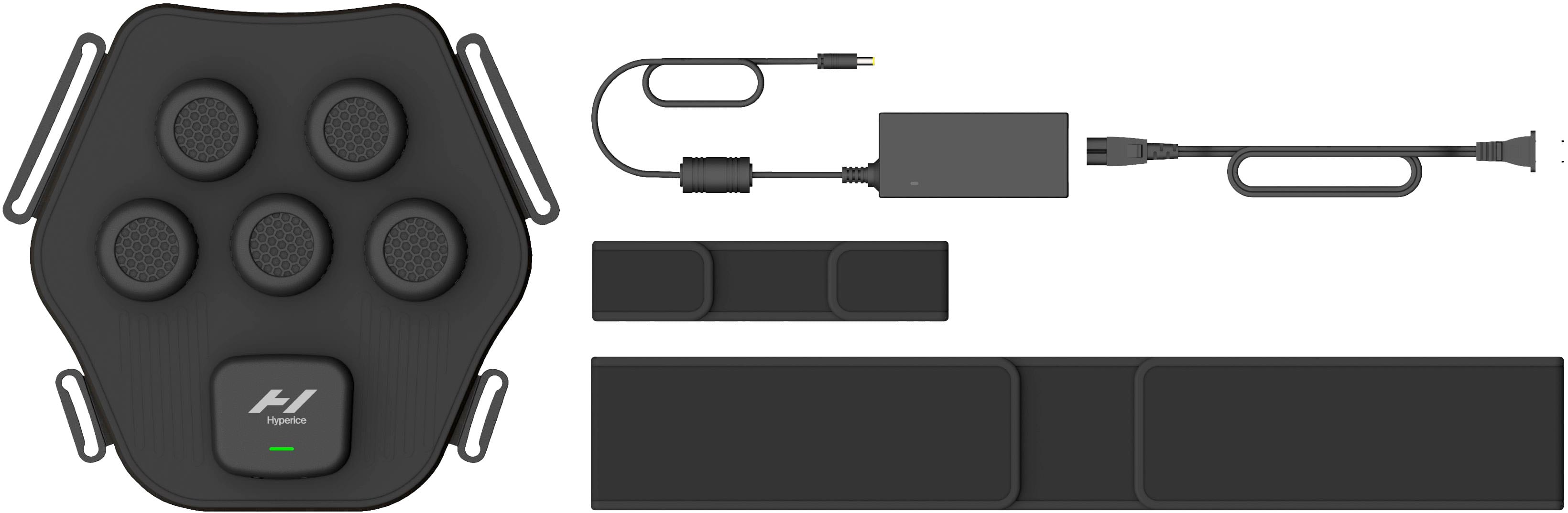 Left. Hyperice - X Shoulder Contrast Therapy Device - Black.