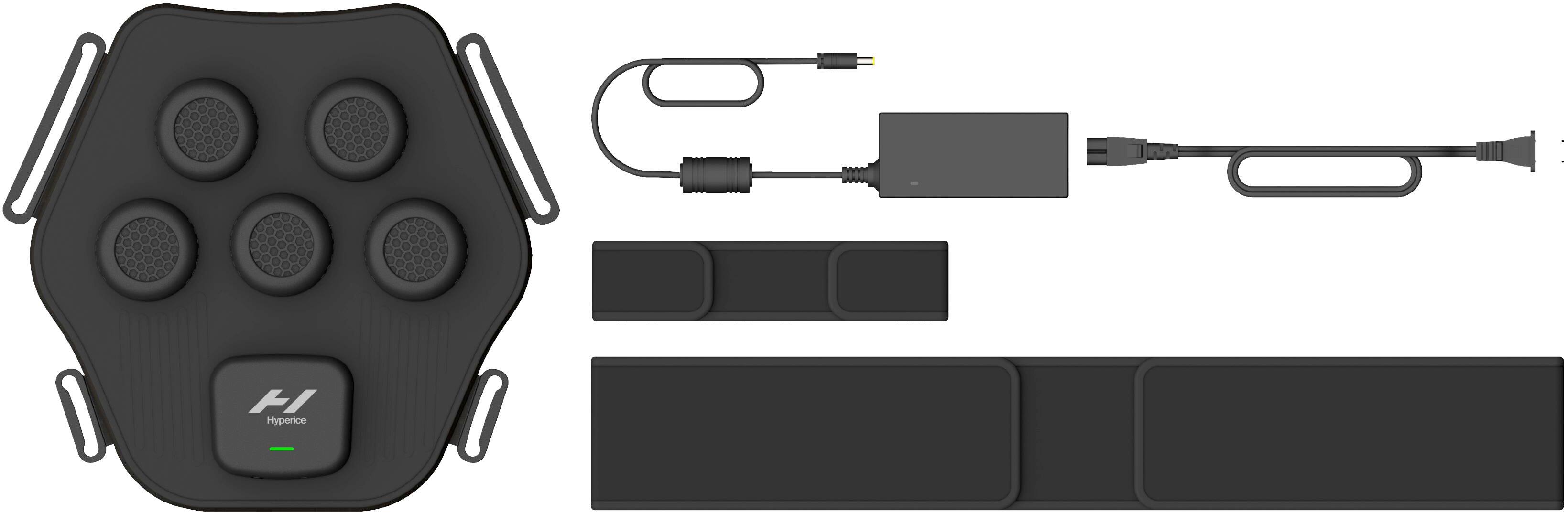 Left. Hyperice - X Shoulder Contrast Therapy Device - Black.