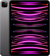 Front. Apple - Geek Squad Certified Refurbished 11-Inch iPad Pro with Wi-Fi - 256GB - Space Gray.