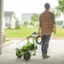 Alt View 12. Greenworks - Electric Pressure Washer up to 3000 PSI at 2.0 GPM Combo Kit with short gun, mitts, and 15" surface cleaner - Green.