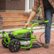 Alt View 17. Greenworks - Electric Pressure Washer up to 3000 PSI at 2.0 GPM Combo Kit with short gun, mitts, and 15" surface cleaner - Green.